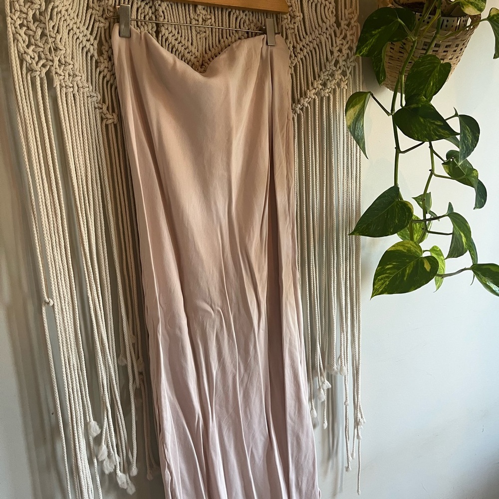 Anthropologie Blush Maxi Skirt
